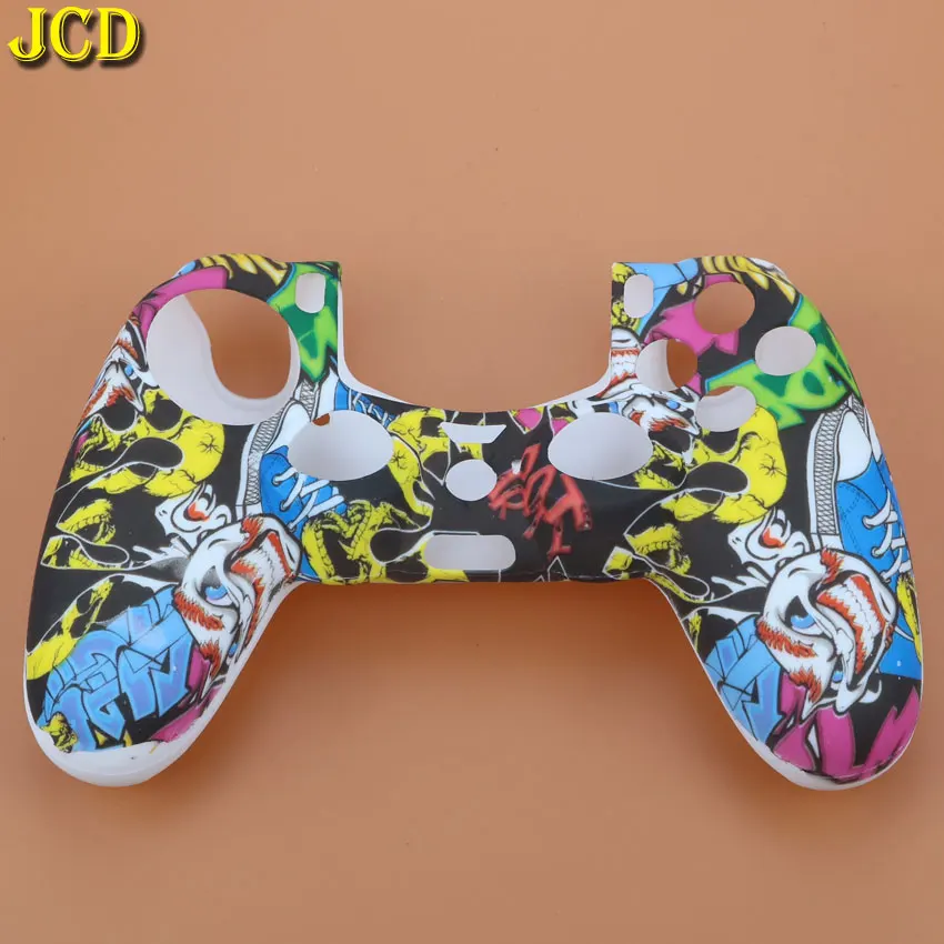 JCD 1 шт цветной Противоскользящий силиконовый резиновый чехол для PS4 Dualshock 4 Pro тонкий контроллер силиконовый чехол для PS4 Pro