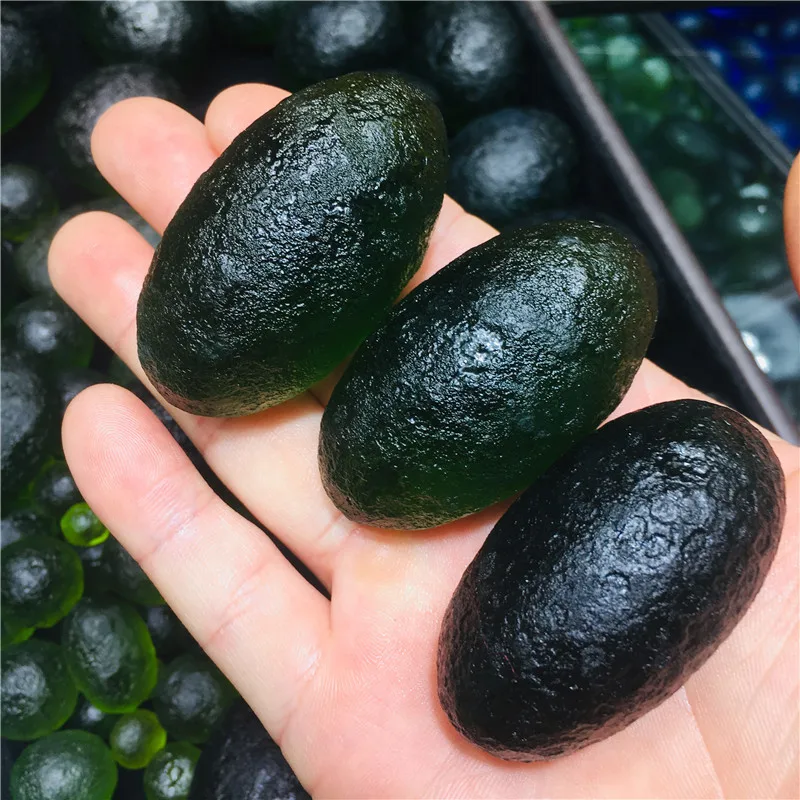 20 г драгоценный камень Moldavite метеорит ударный класс Чешский 1 шт.|Камни| |