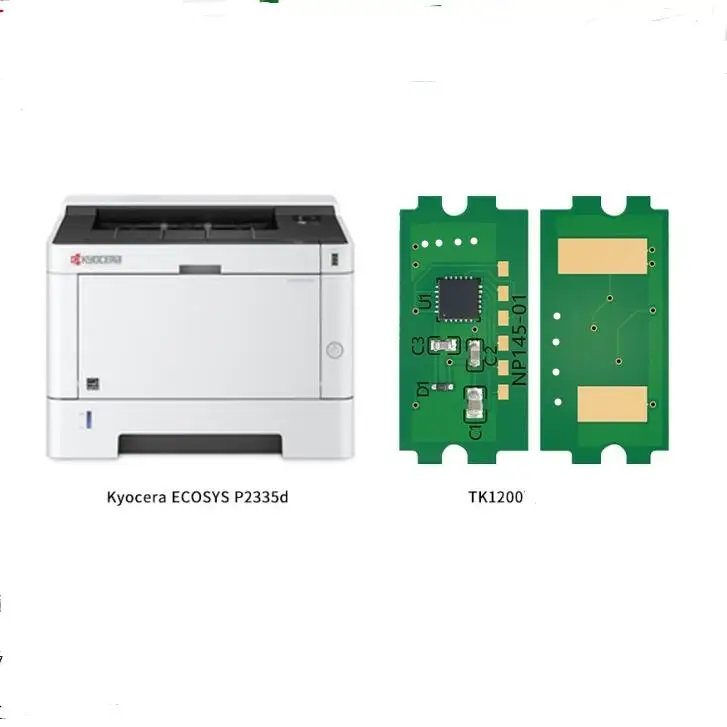 Для Kyocera ECOSYS P2335 P2335d M2835 M2835dw принтер тонер картридж чип для TK1200 TK 1200 заполнения