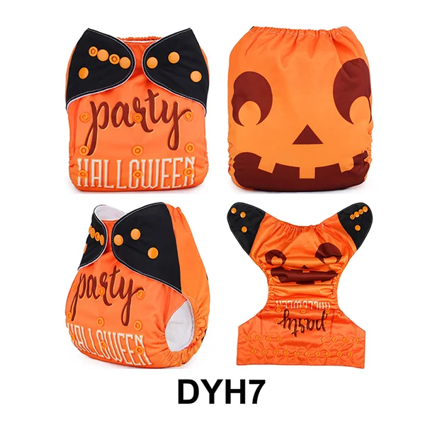 DYH7 {AnAnBaby} Горячая Распродажа, новые тканевые подгузники с принтами, многоразовые моющиеся подгузники для отдыха - Цвет: DYH7