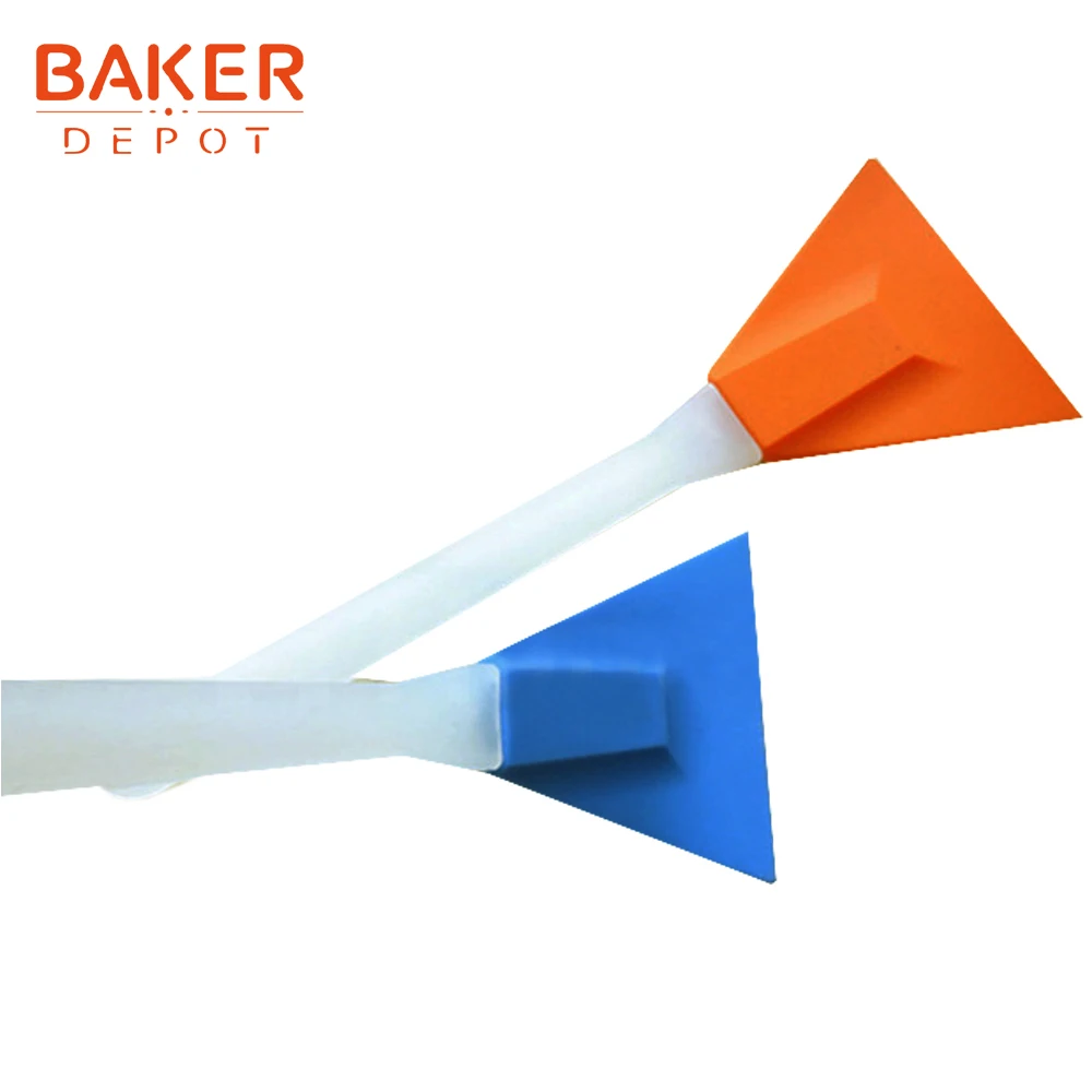 Силиконовый скребок лопатка для выпечки шоколада|pastry tools|silicone scraperbaking pastry |