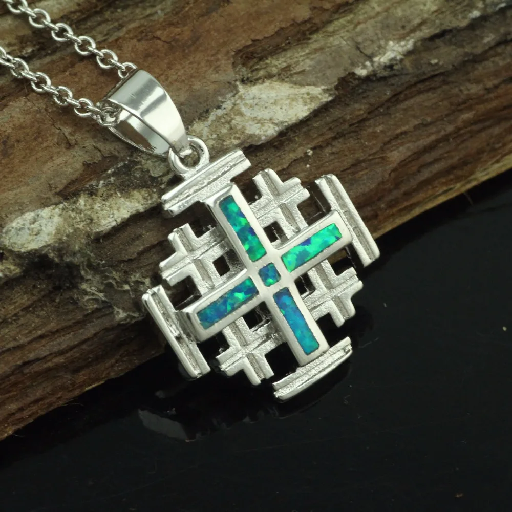 925 стерлинговый Серебряный Опаловый кулон кулоны новый европейский и