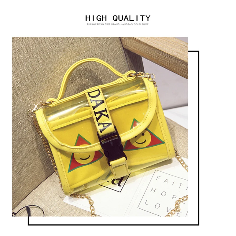 2017 специальная конструкция пляж мультфильм лицо желе прозрачный кристалл пряжки