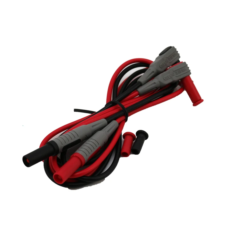 Фото UNI-T UT-L09 Dual head connecting wire double insulated banana plug with security mask and normal diameter  multi occasion use №4