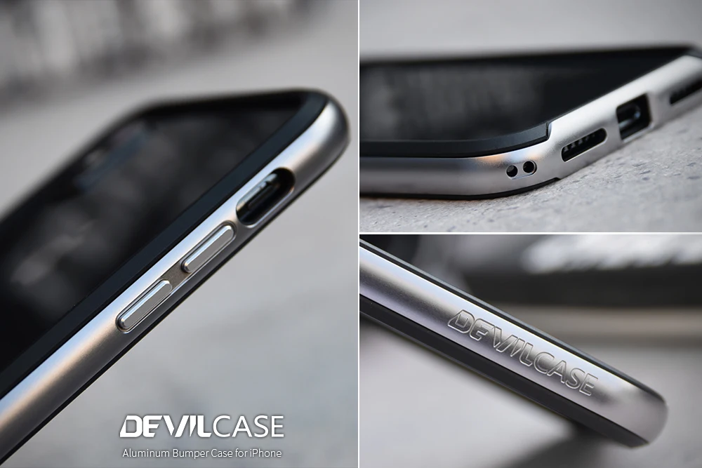 DEVILCASE для iPhone X 10 XS нулевой защитный бампер рамка Корпус гибридный Цвет телефон гаджеты