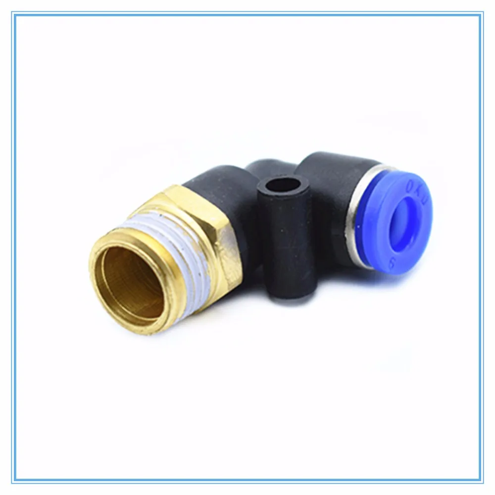 4 6 8 10 12 мм отверстие для M5x0.8 1/8 &quot1/4&quot 3/8 &quot1/2&quot наружная резьба Пневматические