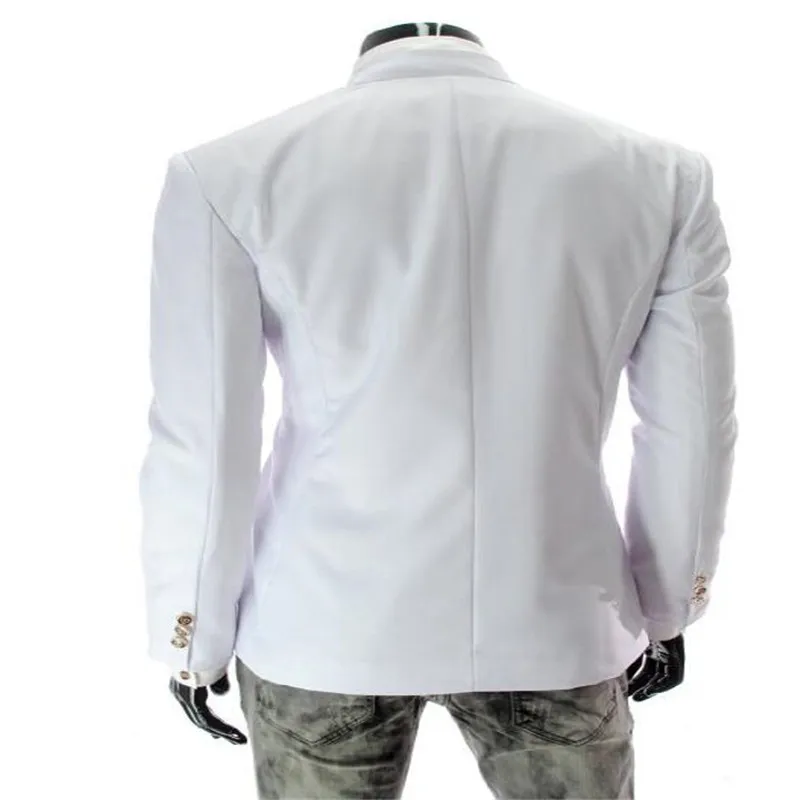 TANG Dropshipping 2019 Top Brand Fashion Men's Suit Jacket Slim Asymmetrical Design Tuxedo 3 Color 4 Size Business | Мужская одежда