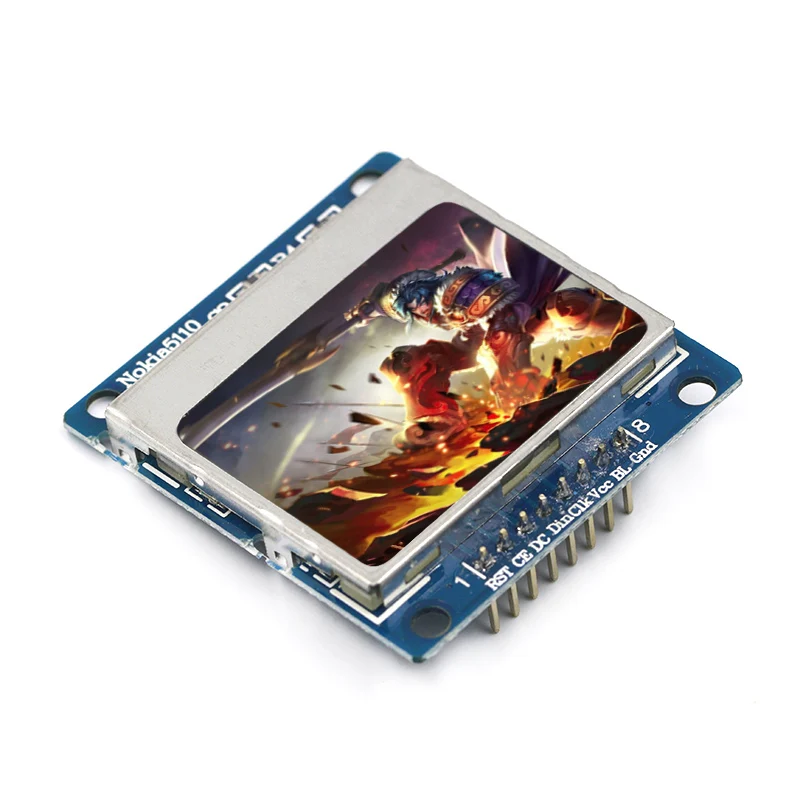 Умная электроника ЖК-модуль Дисплей Монитор Синяя подсветка адаптер PCB 84*48 84x84 lcd 5110 Nokia 5110 экран для Arduino
