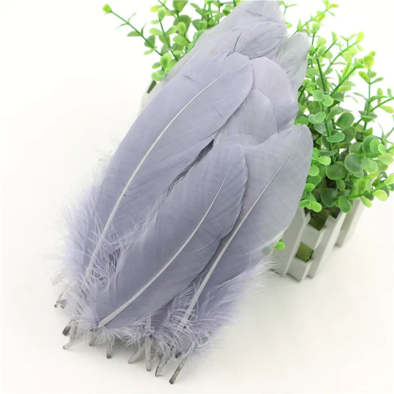 10 шт./лот гусиное перо для рукоделия шляпы украшения Цветочная композиция