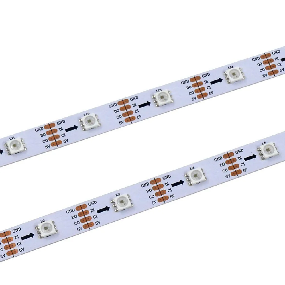 Mokungit 20 м 4X5 SK9822 36 светодиодный s/M 5050 RGB индивидуально Адресуемая 180 пикселей