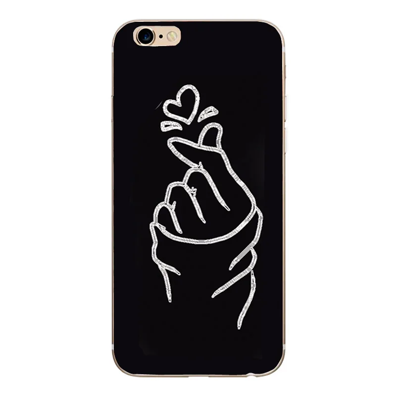 Для чехла iphone 5S чехол с принтом сердца для Iphone x роскошный силиконовый телефона
