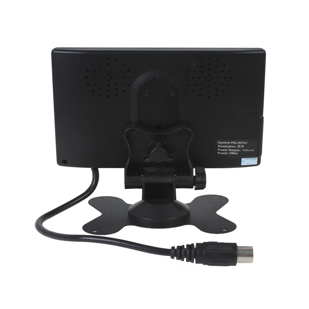 AMPrime 7 &quot4 Сплит экрана четырехъядерный монитор 4CH видео вход TFT ЖК дисплей DC 12V для