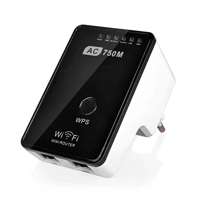 Горячие Мини Беспроводной маршрутизатор 750 Мбит Dual-Band 2.4/5 ГГц Wi-Fi Repeater Booster 802.11 ac/