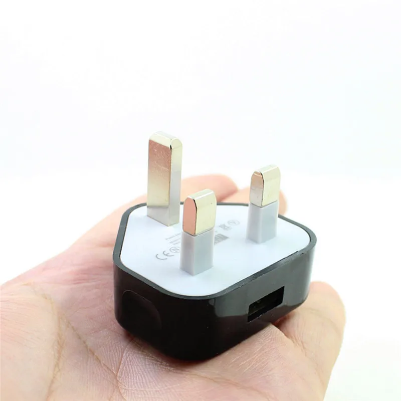 Штепсельная Вилка стандарта Великобритании 3 контактный адаптер для зарядного