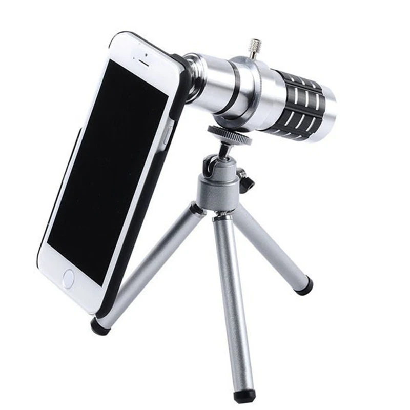 Алюминиевый телескоп ORBMART 12X с оптическим зумом объектив камеры для iPhone 6 6s Plus