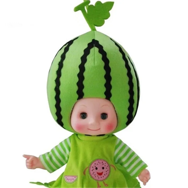 50 см фруктов Baby Doll реалистичные плюшевые аудиоплеером режимом сна куклы мягкие
