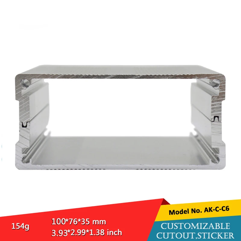 1 шт. Настенный алюминиевый корпус с теплоотводом распределительный 36*76*100 мм |