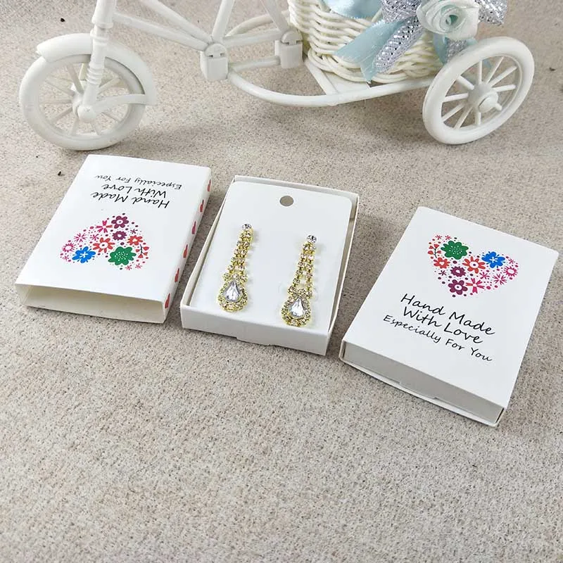 2017 Новинка DIY Горячая Ручная работа с любовью кулон/серьги коробка упаковка