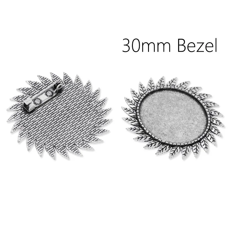 

New Design 30*40 MM Silver Plated Brooch Tray, Brooch Pin Tray, Vintage Brooch Base Wholesale-C3855