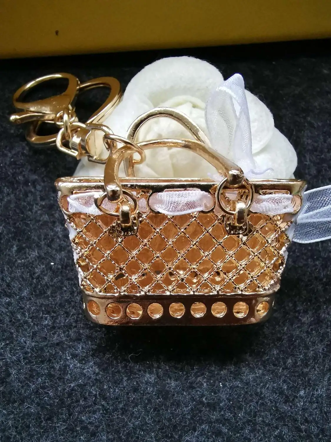 4 шт./лот кошельки из цинкового сплава сумочка брелок сделай сам украшение для