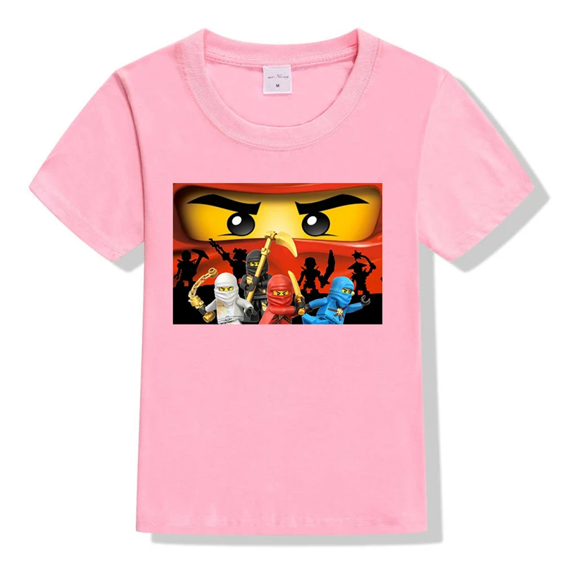 Футболка для маленьких мальчиков и девочек футболка хлопковая с рисунком Legoe