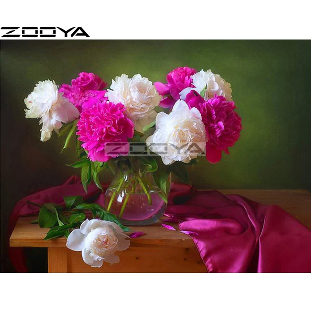 ZOOYA Алмазная вышивка 5D DIY круглая Картина Настенная Наклейка фотографии страз
