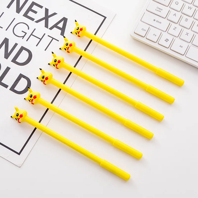 40 шт креативные милые Мультяшные кожаные нейтральные ручки Обучающие