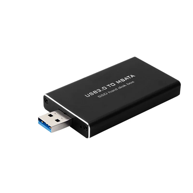 5 Гбит/с USB 3 0 к mSATA SSD корпус USB3.0 mini-SATA жесткий диск адаптер M2 Внешний HDD Мобильный
