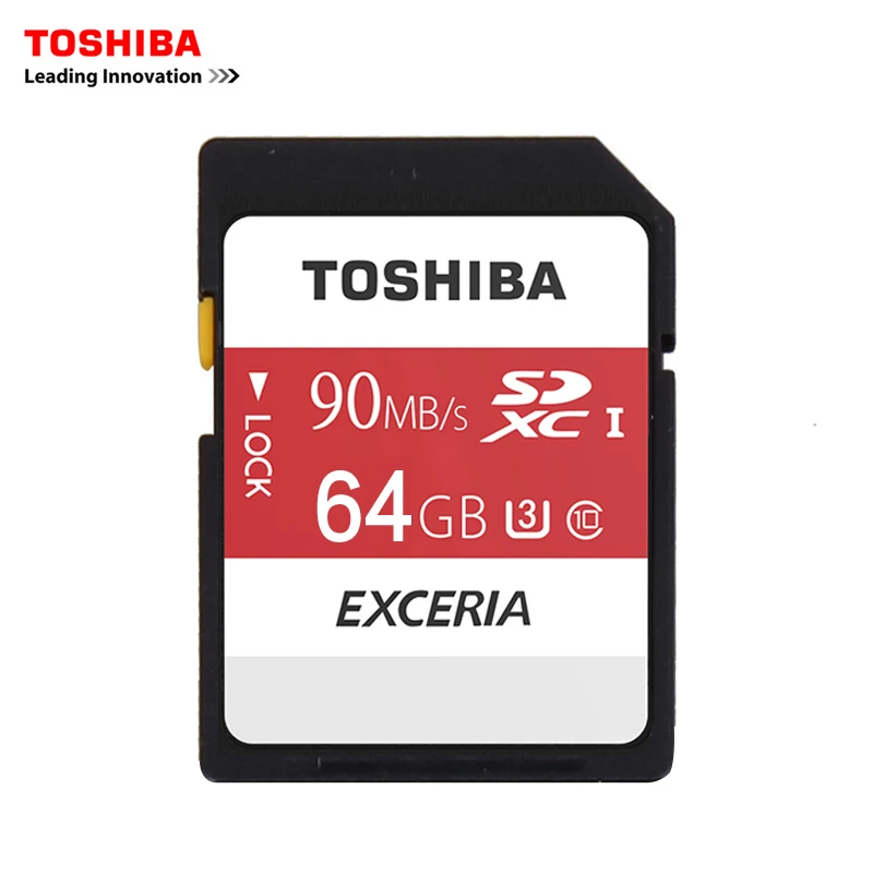 Toshiba Камера карту памяти SD UHS U3 128 ГБ 90 МБ/с. 16 32 карты SDHC 64 SDXC для цифровых