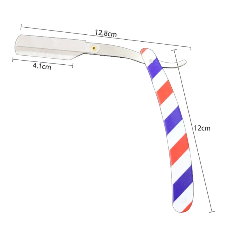 

CestoMen Barbershop Stainless Steel Shaving Razor Manual Shaver Hair Cutting Razor Knife Folding Shaving Blades Razor Holder