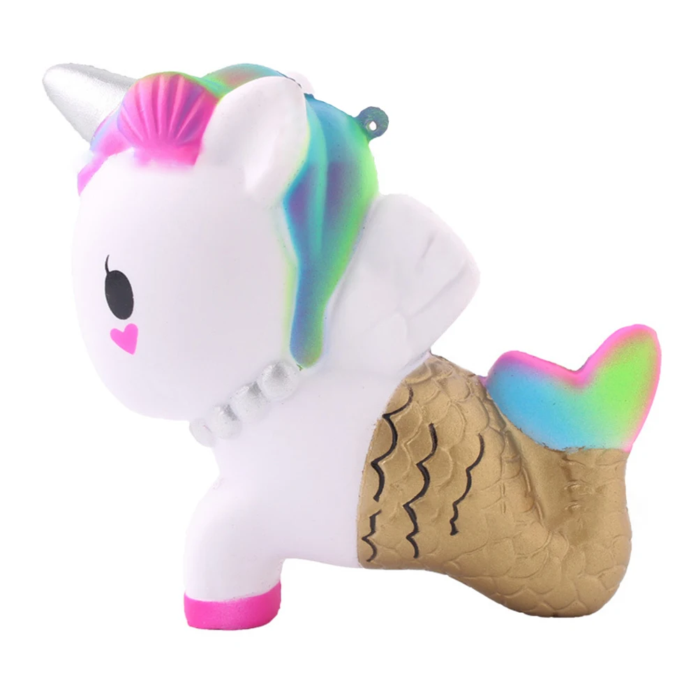 Smooshy Mushy Mermaid Unicorn Squishy Toy антистресс милые слизи Squeeze игрушки медленный рост снятие