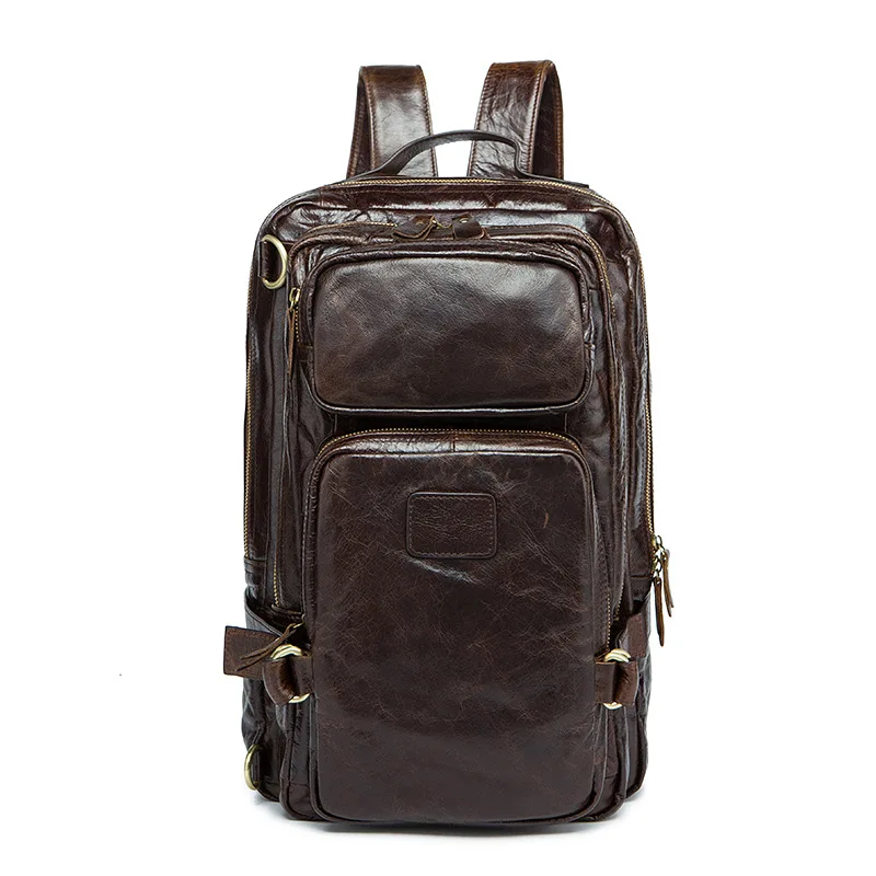 Мужская сумка мессенджер для ноутбука 14 дюймов портфель из натуральной кожи