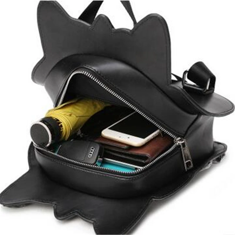 2019 Новый брендовый черный рюкзак для путешествий Готический мужской с животными