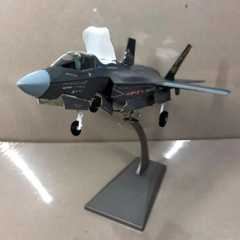 WLTK 1/72 масштаб военная модель игрушки F-35B молния II Joint Strike Fighter BF-01 STOVL литой металлический самолет модель игрушки для подарка
