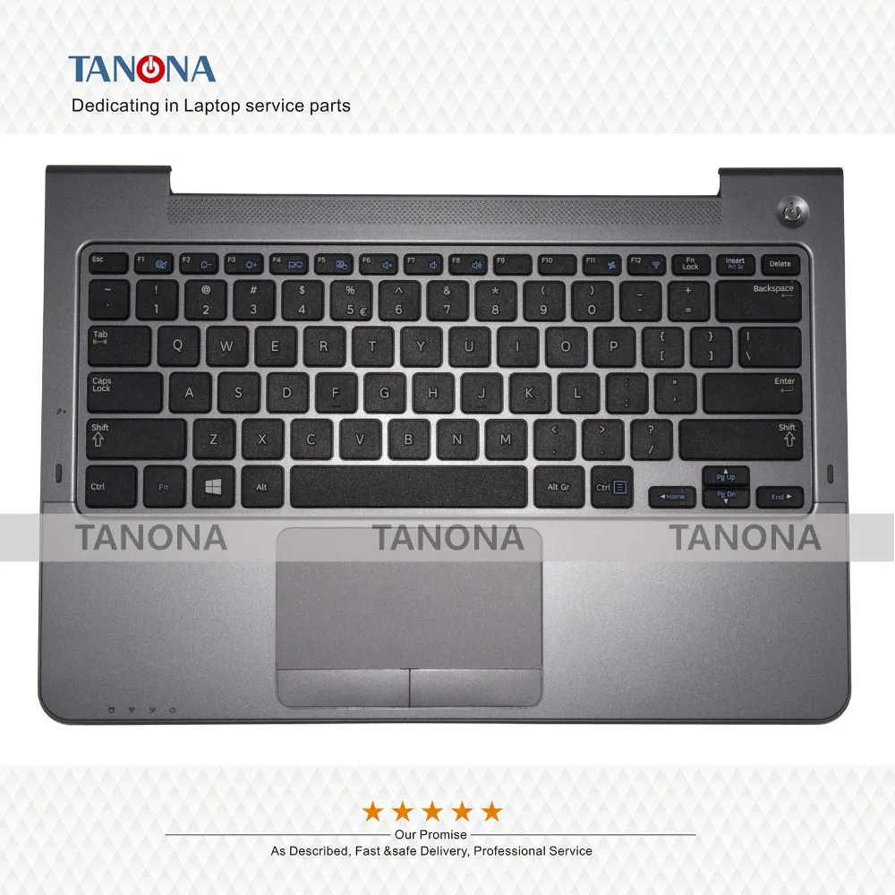 Оригинальный новый для samsung NP535U3C NP530U3C NP530U3B нам Palmrest uppper чехол клавиатура ободок