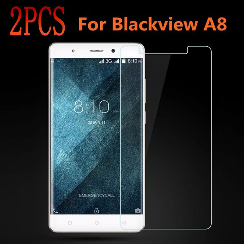 Закаленное стекло для BLACKVIEW A8 2 шт. защитная пленка 9H Взрывозащищенная A8|Защитные