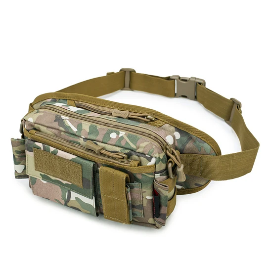 cp camo Спортивная поясная сумка из ткани CORDURA для занятий спортом на открытом воздухе, тактическая сумка для мужчин и женщин для бега, военная сумка на плечо для телефона, путешествий, альпинизма, пешего туризма - Цвет: cp camo