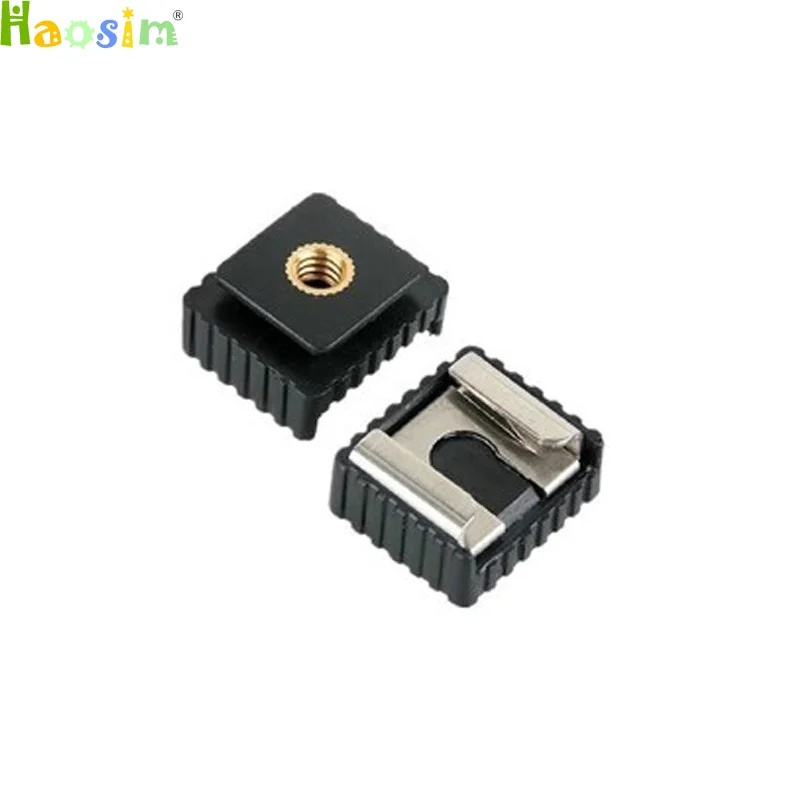 

SC-6 SC6 Cold Hot Shoe Adapter Standard Mount Hotshoe to 1/4 Thread For Flash Speedlite Tripod Photo Studio Accessories