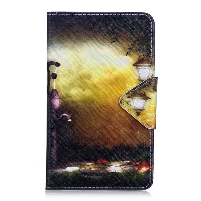 L Кожаный чехол Wekays для samsung Tab A6 с мультяшным котом для samsung Galaxy Tab A6 A 6 10,1 SM-P580 P585 чехол для планшета - Цвет: L
