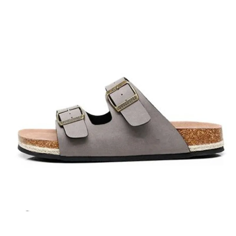 2020 Новые летние пляжные пробковые тапочки COSMAGIC повседневные однотонные женские