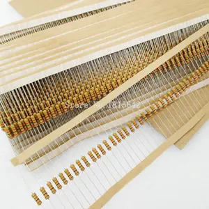 50 шт. 12 Вт карбоновые пленочные резисторы 5% погрешность 1 м ом 1 м ом 1MR сопротивление цветного кольца