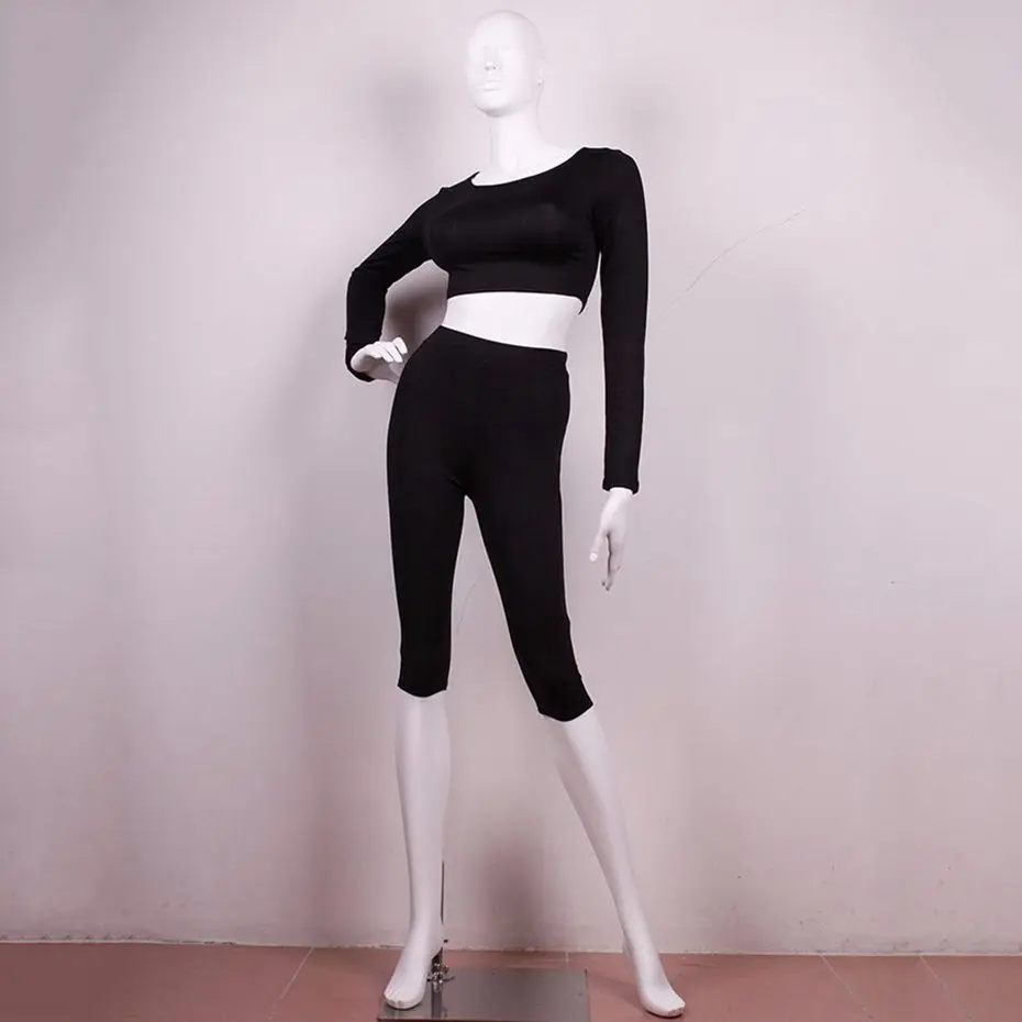 HAOYUAN/комплект из двух предметов; Спортивный костюм; женская одежда; укороченные топы и байкерские шорты; спортивные костюмы; пикантные Клубные комплекты из 2 предметов