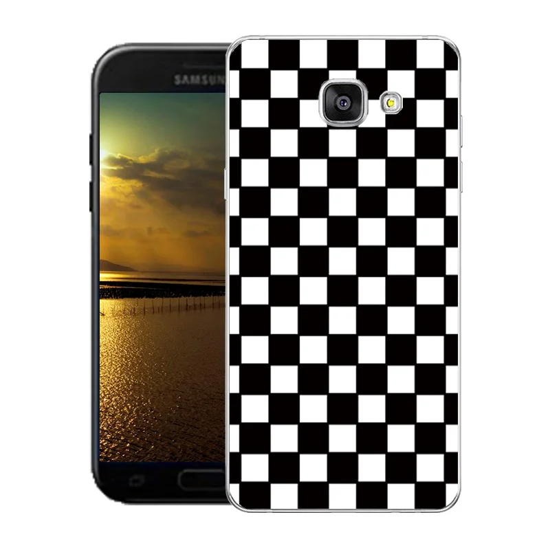 Чехол для Samsung Galaxy A7 2017 A720F мягкий силиконовый чехол квадратный с рисунком SM (7) A720