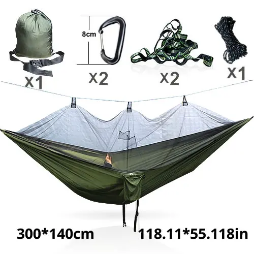 Портативный гамак из парашютной ткани - Цвет: 300S Hammock