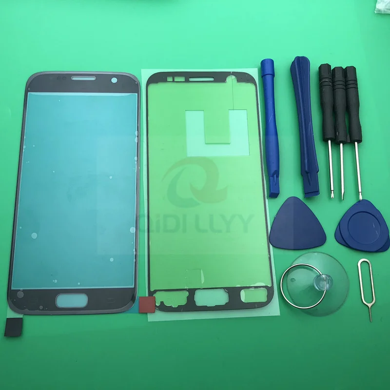 Сменное внешнее стекло AAA + для Samsung Galaxy S7 G930 G930F ЖК-дисплей сенсорный экран