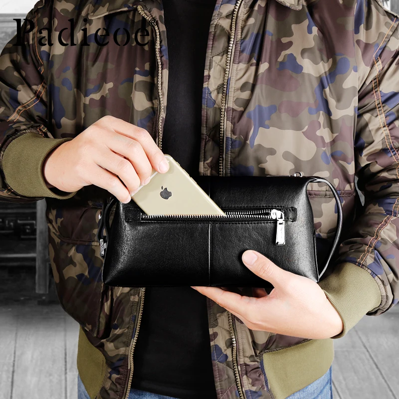 Padieoe bolsa masculina de couro клатч сумка кошельки и сумки Сумка конверт класса люкс Мода| |