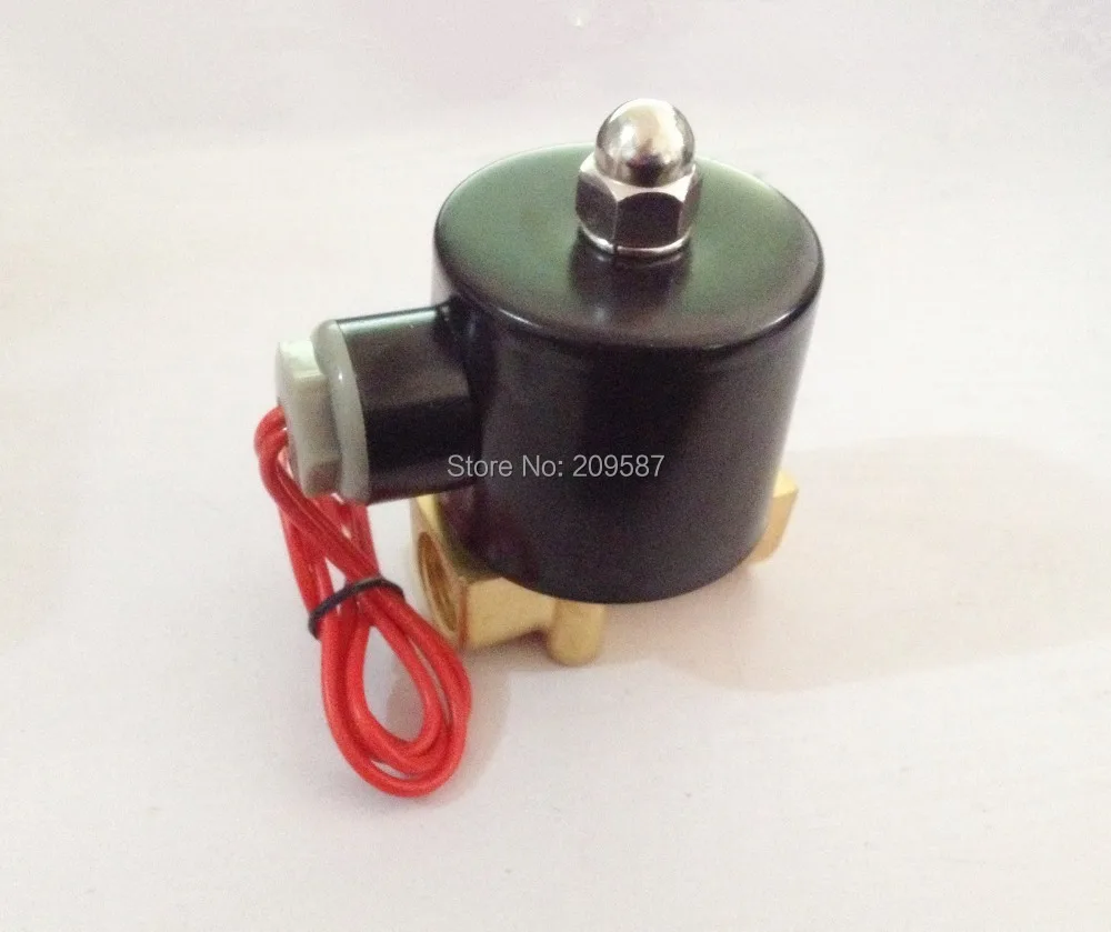 Вода Воздух газ Топливо NC Соленоидный клапан 3/8 &quotBSPP 24V DC 2W040-10 | Обустройство дома