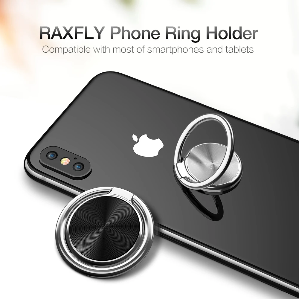 Роскошная металлическая розетка для мобильного телефона RAXFLY универсальный