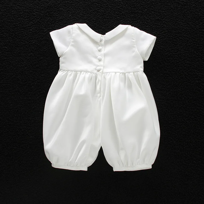 Baby Boy Baptism Gown Christening Dress Birthday Robe Flower Lace Applique 3 6 9 12 18 24 Month | Детская одежда и обувь