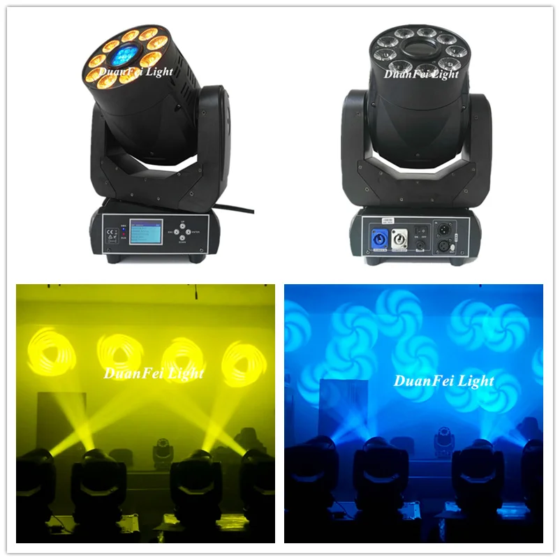 10 шт. Высокая яркость 90 Вт led moving head spot wash rgbwa uv light 9x18 6в1 lyre | Лампы и освещение